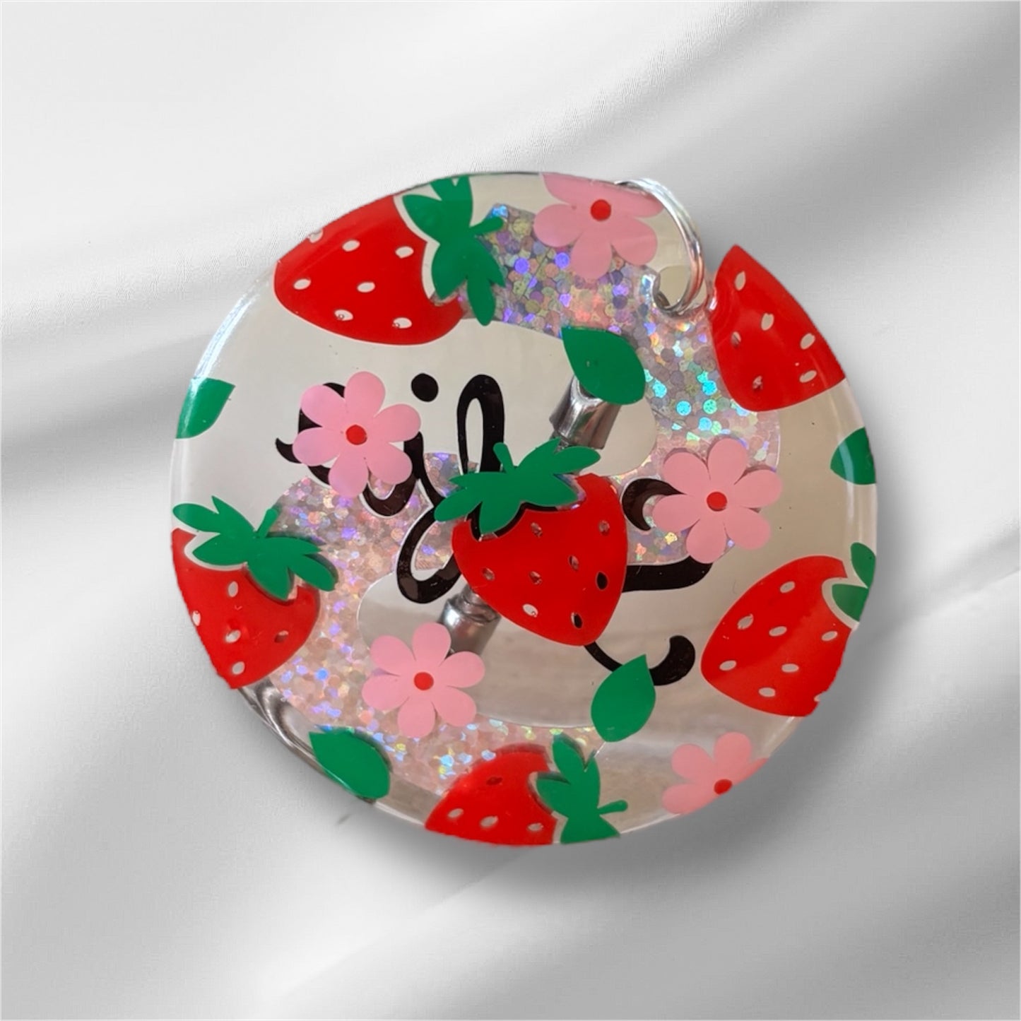 Porte-clés Fruits d’Été personnalisé