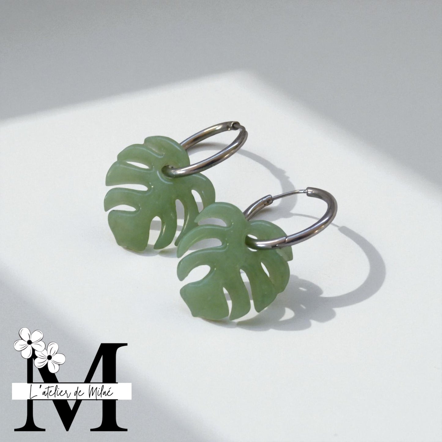 Pampille “Monstera” - Coloris au choix