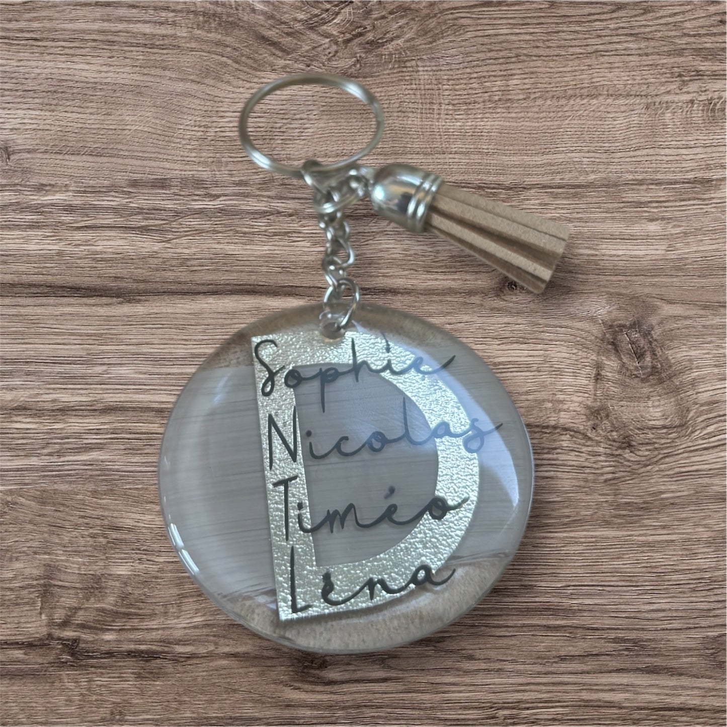 Porte clés personnalisé famille