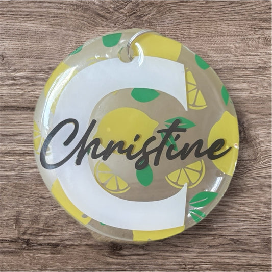 Porte-clés Fruits d’Été personnalisé