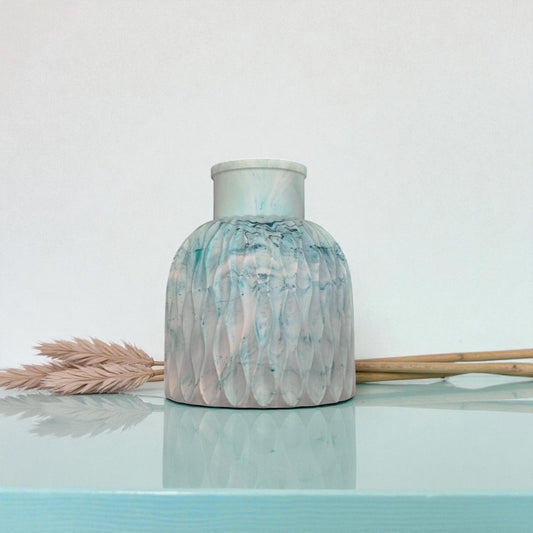 Vase vagues en Jesmonite – coloris au choix