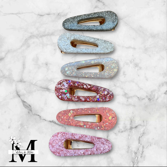 Barrette en résine - Coloris au choix